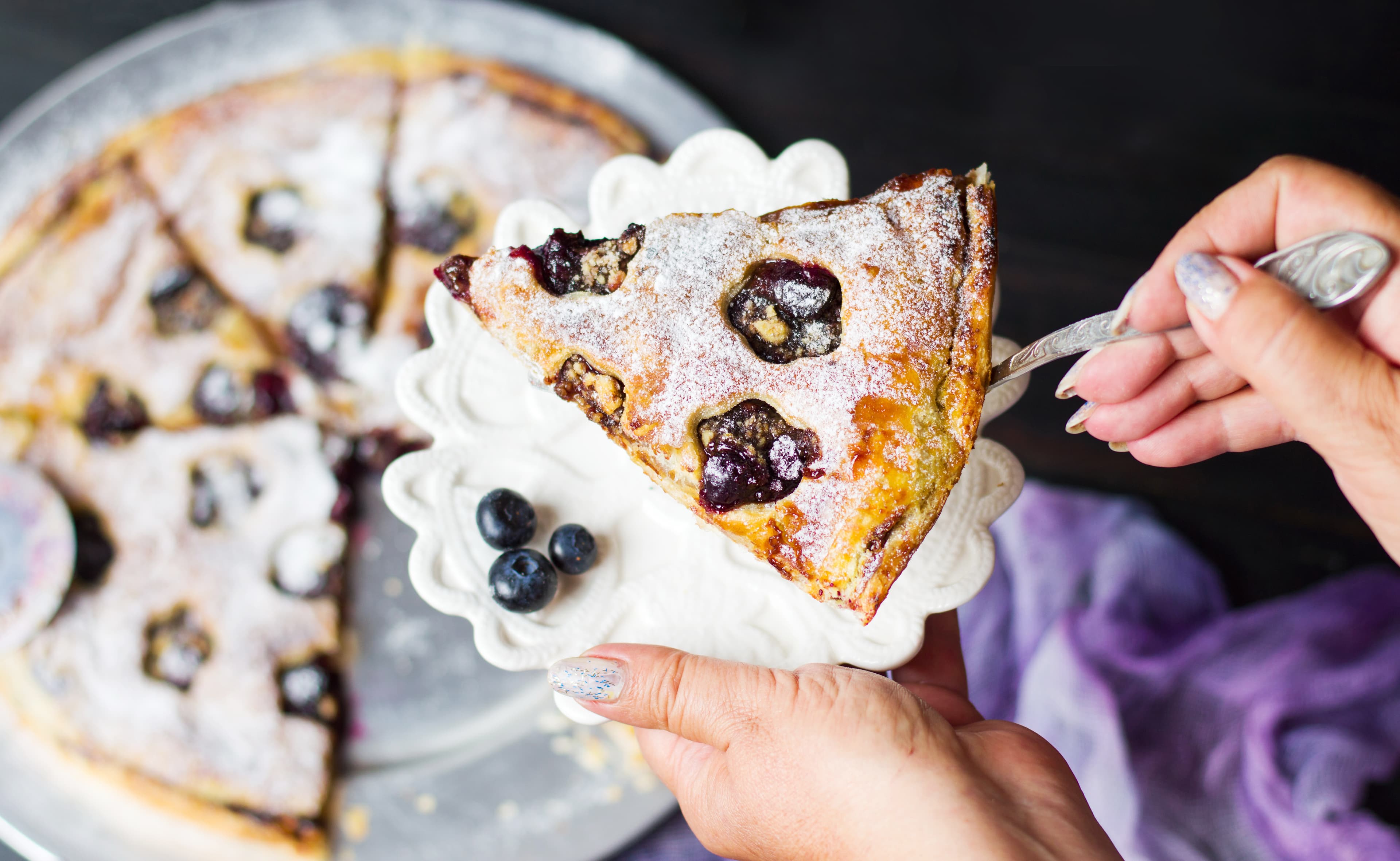 larger header image of blueberry pie